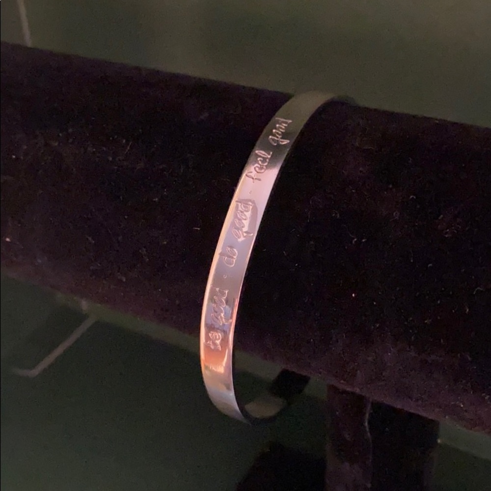 BE GOOD DO GOOD FEEL GOOD CUFF BRACELET